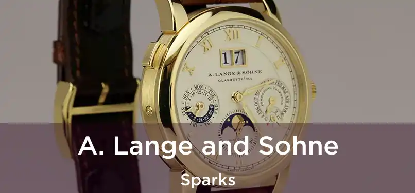  A. Lange and Sohne Sparks